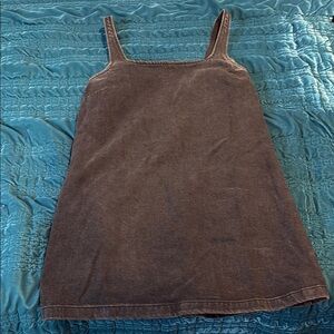 ASOS black denim jumper dress